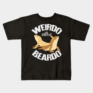 Weirdo with a Beardo Kids T-Shirt